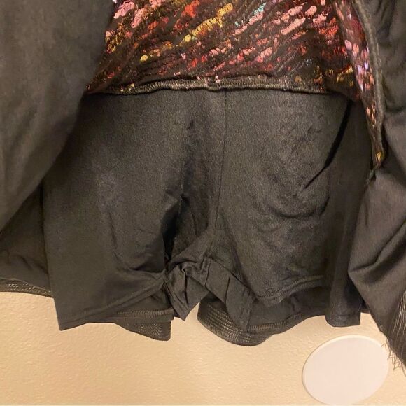 Weissman Dance costume dress black colorful sequin Paparazzi 11615 Child XLC - Picture 6 of 10